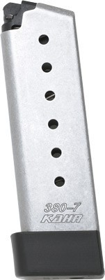 Kahr Arms K387G 380 ACP Stainless Steel Magazine with Grip Extension