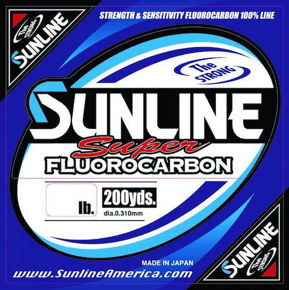 Sunline Super Fluorocarbon Fishing Line - 14 lb Test, 200 yards
