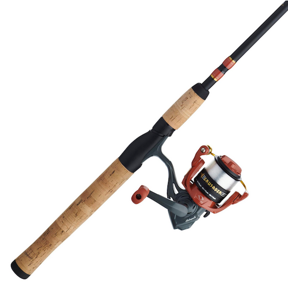 Shakespeare Crusader 2-Piece 7' Spinning Combo - Versatile Fishing Rod and Reel Set