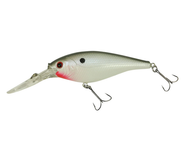 Berkeley Flicker Shad 5cm 3/16oz Pearl White Floating Lure
