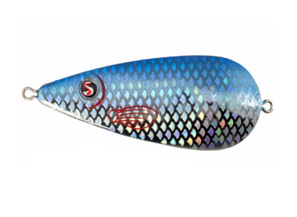 River2Sea R2S World Wide Spoon 100 03 Chrome Blue Fishing Lure