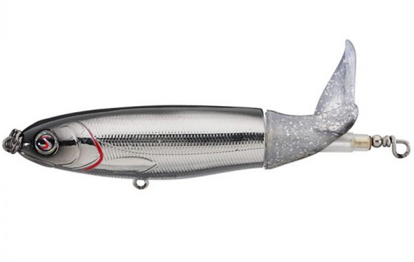 River2Sea R2S Whopper Plopper 90/44 Chrome Black – Versatile Topwater Lure