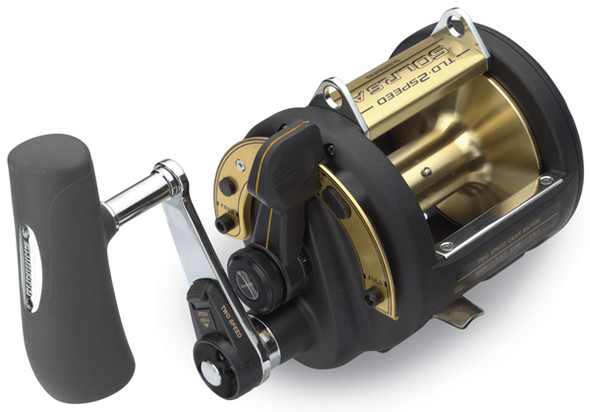 Shimano TLD 2-Speed Lever Drag Saltwater Reel with 4 Ball Bearings - Part Number TLD50IILRSA