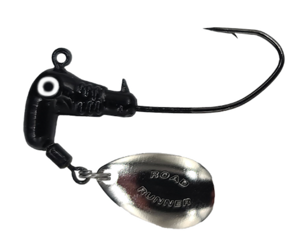 Blakemore Road Runner Sickle Hook Heads, 6-Pack, 2/0 Hook Size, Black