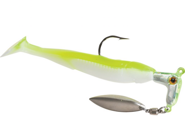 Blakemore BM RH Swim'n Runner 3/8 oz Lemon Shad/White Lure - RHSR-38-501