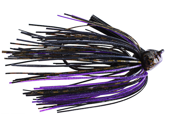 V&M Baits FL Football Jig 1/2 oz Bama Bug – Versatile Bass Fishing Jig for Flipping and Casting