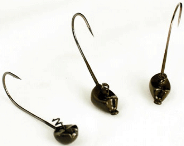 Missile Baits Miss Warlock Head 3/16 inch, Pack of 3 - Green Pumpkin