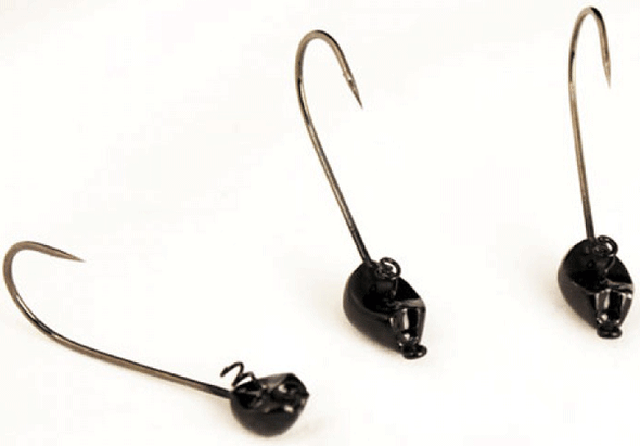 Missile Baits Miss Warlock Head 1/4 oz 3-Pack in Black (Part Number MBWL14-BLK)