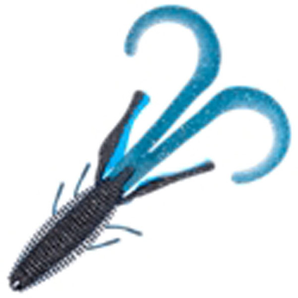 Missile Baits Miss Baby D-Stroyer 5-Inch Bruiser Flash Soft Plastic Lure (Part Number: MBBDS5-BRF)