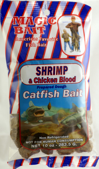 Magic Catfish Bait Magic-Shrimp & Chicken Blood 7 oz Bag