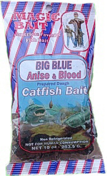 MAGIC Catfish Bait Big Blue Anise & Blood - 7 oz Bag