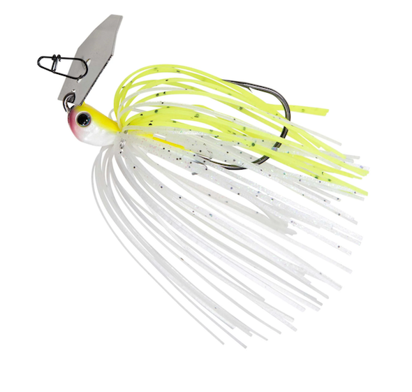 Z-Man ChatterBait Jackhammer BabyJACK 1/4 oz Chartreuse/White - Z-Man Fishing Products CBJB14-02