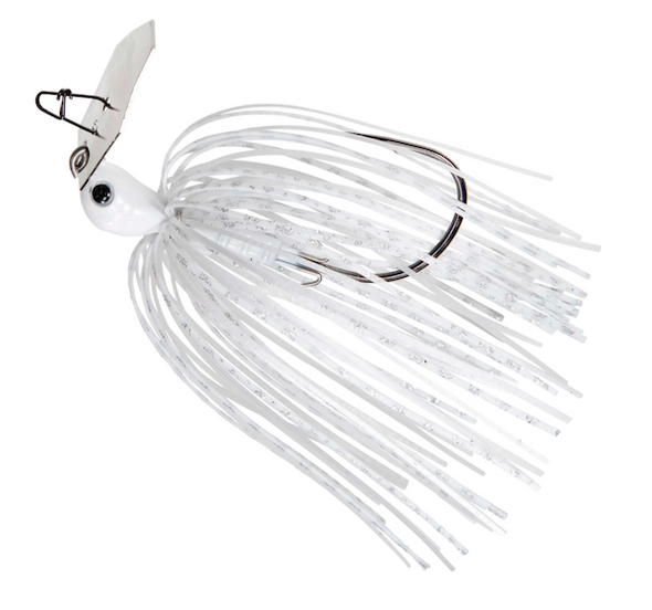 Z-Man Fishing Products ChatterBait Jackhammer BabyJACK 1/2 oz White