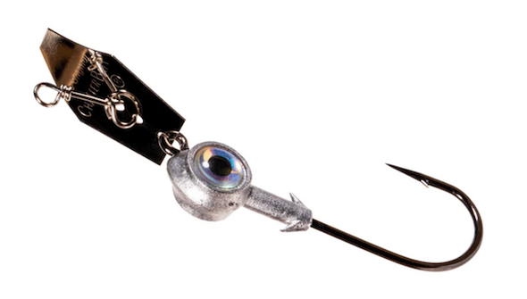 Z-Man Fishings Products ZMAN EyeStrike Chatterbait 4/0 1/2 oz Silver - 2 Pack