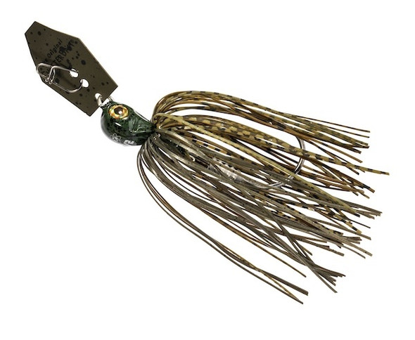 Z-Man Fishing Products Tungsten Chatterbait Elite EVO 3/8 oz Green Pumpkin