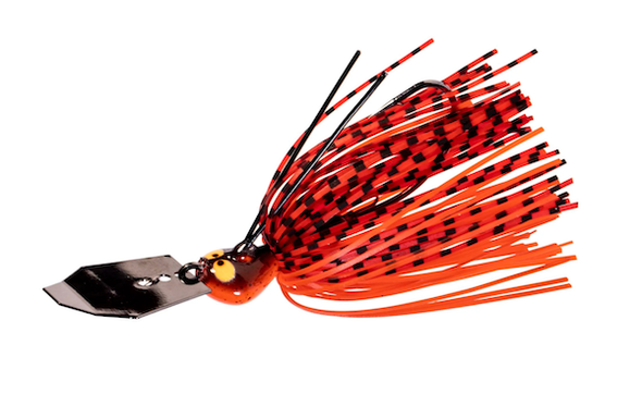 Z-Man Fishing Products Crosseyez Chatterbait 1/2 oz Fire Craw - Versatile Bass Lure