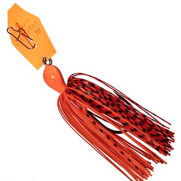Z-Man Big Blade Chatterbait 5/8 oz Fire Craw – Versatile Bass Lure from Z-Man Fishing Products