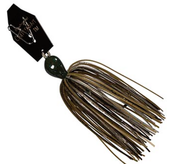 Z-Man Fishing Products Big Blade Chatterbait 5/8 oz Green Pumpkin Candy