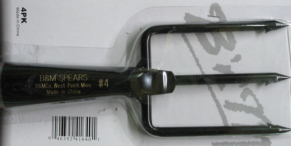 B'n'M 3 Prong 9-inch Spear - Durable Fishing Accessory