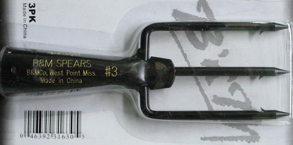 B'n'M Spear Fish 3 Prong 6-Inch (Part Number: BM3PK)