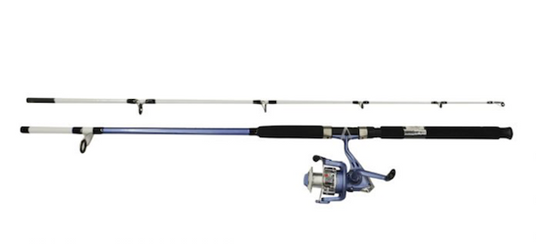 HT Enterprises BGPX-802SC Big Game 8' 2-Piece Medium Heavy Spin Combo Fishing Rod