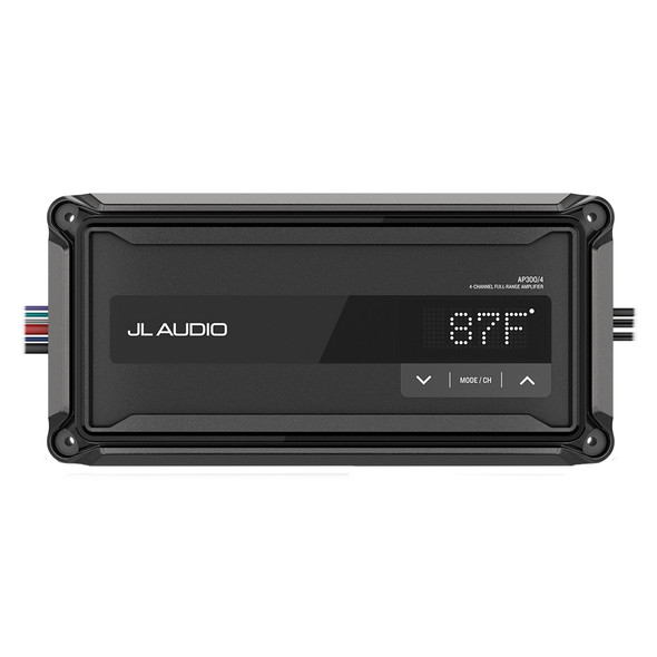 JL Audio AP 4 Channel Compact Marine Amplifier AP300/4 for Enhanced Boat Audio System