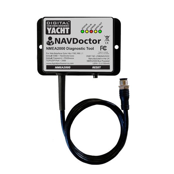 Digital Yacht NAVDoctor NMEA Network Diagnostic Tool – Wireless Marine Network Analyzer