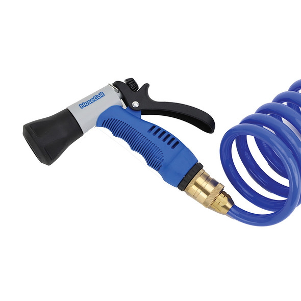 HoseCoil Boat Bumper Nozzle Kit WN530 – Adjustable Marine Spray Nozzle with Rubber Tip and Brass Swivel