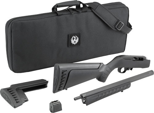 Ruger 10/22 Takedown .22 LR Sporting Rifle with Threaded Fluted Barrel and Carry Case
