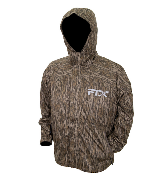 FROGG TOGGS FTX Lite Jacket with Mossy Oak Bottomland Camo, Size 2X