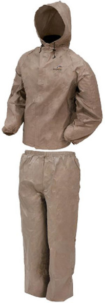 Frogg Toggs Ultra LT Rain Suit Khaki - UL12104-04XX Waterproof Breathable Rain Gear