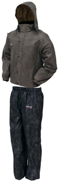 Frogg Toggs All Sport Rain Suit Stone and Black - Part Number AS1310-105-M