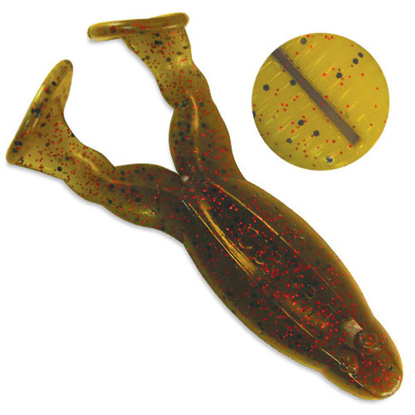 Culprit Worms Incredi-Frog 4-Inch 5-Pack Bullfrog – Versatile Fishing Lure