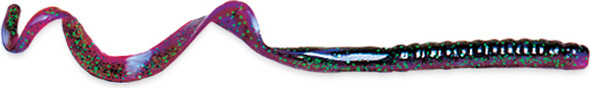 CULPRIT WORMS C720-40 7.5-inch Worm Fishing Lure with Tequila Shad and Green Melon Colors