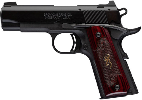 Browning 1911-22 Black Label Semi-Auto Pistol with Matte Black Finish and Pistol Rug