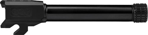 Grey Ghost Precision P320 Compact 9mm Threaded Match Grade Barrel – 416R Stainless Steel with Black Nitride Finish