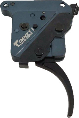 Timney Trigger for Remington 700 - All Steel Construction, Curved Shoe, Black Finish