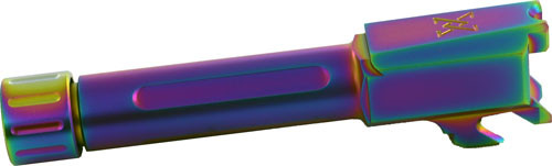 True Precision TP-SHCB-XTS SF Helcat Barrel – 9mm Luger, Rainbow Finish, Threaded, 416R Stainless Billet