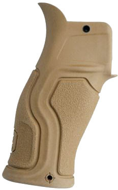 F.A.B. Defense Gradus AR-15 Grip in Flat Dark Earth - Polymer with Rubber Overmold