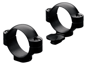 Leupold Rings Standard 1-Inch Extension Ring Set - Medium Black Matte Finish