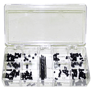 Williams Gunsmith Screw Kit - 122 Piece Assorted Metal Screws in Plastic Case