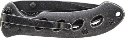 Smith & Wesson S&W Oasis Small Liner Lock Folding Knife - 2.6-Inch Drop Point Blade with Stonewash Finish