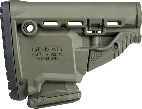 F.A.B. Defense AR-15 Buttstock with Cheek Piece - Model FXGLCOREMAGG