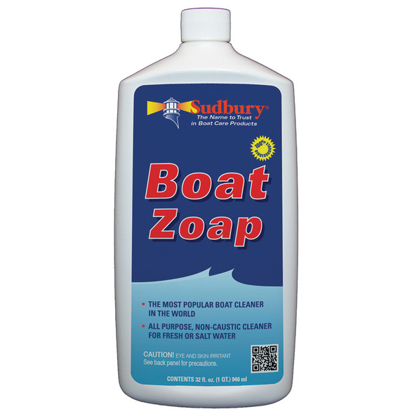 Sudbury Boat Zoap Quart - All-Purpose Marine Cleaner for Boats and Sails