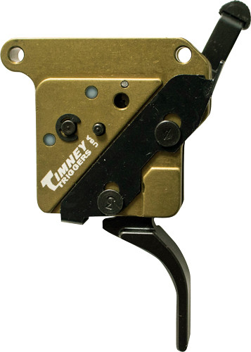 Timney Trigger for Remington 700 - Drop-In Steel Trigger with Black Finish, 3 lb Pull, Straight Design