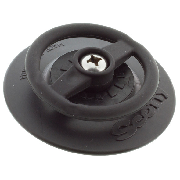 Scotty 443 D-Ring with 3-Inch Stick-On Accessory Mount for Secure Gear Attachment