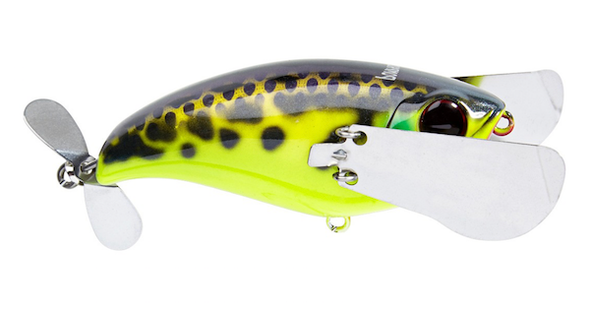 JACKALL Lures Pompadour 79 3" Yellow Frog Soft Plastic Lure