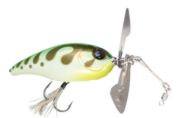 JACKALL LURES ChopCut Green Frog – Versatile Topwater Fishing Lure