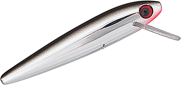 Rebel F1001V Rebel Minnow 1/4 oz 3.5 inch Silver/Black Slick