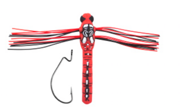 Lunkerhunt LH Dragonfly 3-Inch 1/4 Ounce Cardinal Fishing Lure